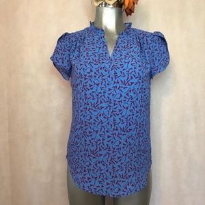 PIXLEY SIZE S KING BLUE SHORT SLEEVE